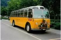 Aus dem Archiv: Oldie-Tours Z�risee, Wollerau - Nr. 21/SZ 10'476 - Saurer/Saurer (ex P 24'119) in Bad Ragaz, Kurzentrum