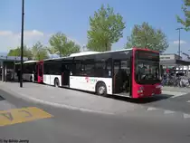 Travys VD 1071 (MAN Lion's City A21) am 26.4.2011 beim Bhf. Yverdon-les-Bains.