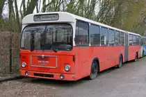 MAN SG220 des AND Dortmund, ex Vestische 2611. Aufgenommen am 11.04.2010 am Stra�enbahn Museum Bahnhof Mooskamp in Dortmund.