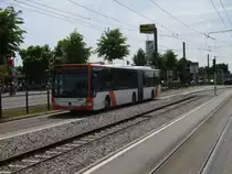 Ein RNV Mercedes Benz Citaro am 09.05.11 in Mannheim 