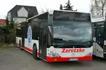 DSW21 1516, ein Mercedes O530 Citaro von Zeretzke Reisen im Auftrag der DSW21. Aufgenommen am 11.04.2010 auf dem Abstellplatz von Zeretzke Reisen in Castrop Rauxel w�hrend der ersten Dortmunder Fotosonderfahrt.