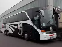 SETRA S416HD im Einsatz f�r den Fu�ballverein LASK;110219