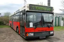Neoplan N4015 NF ex Vestische. Aufgenommen am 11.04.2010 auf dem Abstellplatz von Zeretzke Reisen in Castrop Rauxel w�hrend der ersten Dortmunder Fotosonderfahrt.