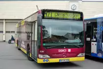 DSW21 1236, ein Mercedes Citaro O530, aufgenommen am 11.04.2010 auf dem DSW21 Betriebshof in Castrop Rauxel w�hrend der ersten Dortmunder Fotosonderfahrt.