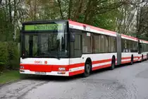 DSW21 1634, ein MAN NG 263, aufgenommen am 11.04.2010 auf dem DSW21 Betriebshof in Castrop Rauxel w�hrend der ersten Dortmunder Fotosonderfahrt.