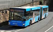 MAN Gelenkbus der RVK, Linie 602, kurz vor`m Hbf-Bonn - 08.04.2011