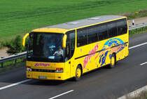 Setra 315 HD  Brings  auf der A61 bei Miel - 28.04.2011