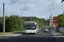 MAN NGE 152, Obus 017 der BBG-Eberswalde in Finow am 16.05.2011