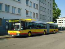 AAGL Liestal - Nr. 91/BL 7421 - Mercedes O 405GN am 16. Mai 2011 beim Bahnhof Pratteln