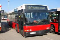 Vestische 2258, ein Neoplan N4014 NF, aufgenommen am 27.03.2011 auf dem Betriebshof der Vestischen in Herten anlsslich der Abschiedssonderfahrt des Neoplan N4114 DE.