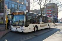 Mercedes O530 Citaro vom Reisedienst Wessels im Auftrag der Vestischen, aufgenommen am 27.03.2011 in Datteln am Busbahnhof anlsslich der Abschiedssonderfahrt des Neoplan N4114 DE.