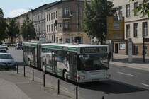 MAN NGE 152, Obus 040 der BBG-Eberswalde am 19.05.2011 in Eberswalde (Stadt).


