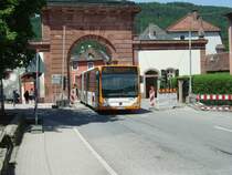 Ein RNV Mercedes Benz Citaro am 20.05.11 in Neckargemnd