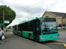 BVB Basel - Nr. 708/BS 6667 - Mercedes Citaro am 16. Mai 2011 in Basel, Bad. Bahnhof
