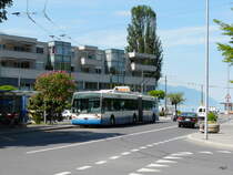 VMCV - VanHool Trolleybus Nr.3 unterwegs in Villeneuve am 07.05.2011
