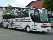 Setra von  WEBER-OMNIBUSSE  steht am 21.05.2011 in Fulda