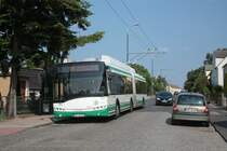 Solaris Trollino 18AC, Obus 053 der BBG-Eberswalde in Nordend am 21.05.2011