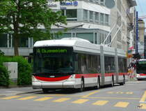 VBSG - Hess-Swisstrolley BGGT-N2C Nr.188 unterwegs auf der Linie 4 in St.Gallen am 14.05.2011