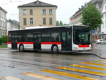 VBSG - MAN Lion`s City  Nr.260  SG 198260 unterwegs als Reserve in St.Gallen bei den Haltestellen neben dem Bahnhof am 14.05.2011
