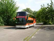Ein Setra Doppeldecker von Kappus in Heidelberg am 21.05.11