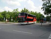Ein Setra Doppeldecker am 21.05.11 in Heidelberg von Kappus 