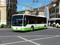 trn - Mercedes Citaro Nr.323 NE 106323 unterwegs in der Stadt Neuchatel am 18.05.2011

