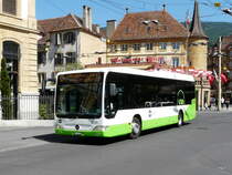 trn - Mercedes Citaro Nr.335  NE 95335 unterwegs in der Stadt Neuchatel am 18.05.2011