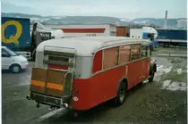 Fankhauser, Arzier - Saurer/Saurer (ex AFA Adelboden Nr. 15; ex P 23'052) am 18. Februar 2006 in Leibstadt, Esmatrans