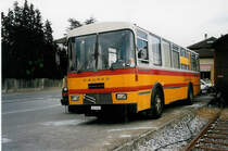 Aus dem Archiv: Raabe, Yverdon - VD 4015 - Saurer/Lauber am 7. Juli 1999 beim Bahnhof Grandson
