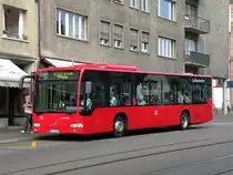 Mercedes Citaro FR JS 192 der SBG auf der Linie 31 an der Haltestelle Universit�tsspital in Basel unterwegs.