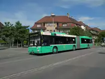 MAN Bus mit der Betriebsnummer 780 auf der Linie 34 am R�timeyer-Platz in Basel. Die Aufnahme stammt vom 20.05.2011.