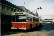 Aus dem Archiv: TL Lausanne - Nr. 736 - FBW/Hess Trolleybus am 7. M�rz 1998 beim Bahnhof Lausanne