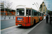 Aus dem Archiv: TL Lausanne - Nr. 941 - Moser/Eggli-Mischler Personenanhnger am 15. April 1998 in Lausanne, Chauderon
