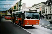 Aus dem Archiv: TL Lausanne - Nr. 739 - FBW/Hess Trolleybus am 15. April 1998 in Lausanne, Chauderon