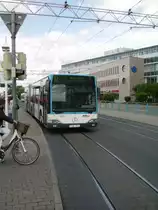Ein Mercedes Benz Citaro des RNV in Heidelberg Hbf auf der Linie 32 am 27.05.11