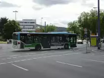 Ein Mercedes Benz Citaro des RNV erreicht auf der Linie 33 Heidelberg Hbf am 27.05.11