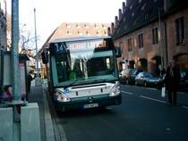 Irisbus Cit�lis 18 GNC, Wagen 311, Linie 14, Haltestelle  Ancienne Douane  (Altes Zollhaus), Strasbourg
