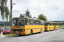 Anl�sslich des 2. Ikarus Treffens in L�bau am 28.05.2011 konnte der l�bauer Ikarus 263 fotografiert werdem. Hier beim Fotohalt am Galgenberg.