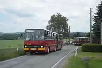 Ein Ikarus 280 aus Polen war einer von 3 ausl�ndischen G�sten beim 2. Ikarus Treffen in L�bau am 28.05.2011