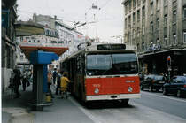Aus dem Archiv: TL Lausanne - Nr. 703 - FBW/Hess Trolleybus am 22. August 1998 in Lausanne, Bel-Air