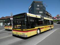 MAN Bus der STI mit der Betriebsnummer 82 am Bahnof Thun. Die Aufnahme stammt vom 18.05.2011.