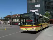MAN Bus der STI mit der Betriebsnummer 94 f�hrt am Bahnof Thun ein. Die Aufnahme stammt vom 18.05.2011.

