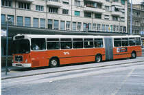 Aus dem Archiv: TL Lausanne - Nr. 454/VD 1537 - MAN am 22. August 1998 in Lausanne, Tunnel