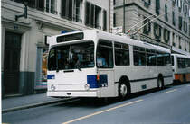 Aus dem Archiv: TL Lausanne - Nr. 762 - NAW/Lauber Trolleybus am 22. August 1998 in Lausanne, Rue Neuve