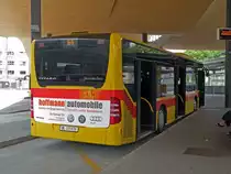 Mercedes Citaro mit der Betriebsnummer 75 auf der Linie 66 am Bahnhof in Dornach. Die Aufnahme stammt vom 07.06.2011.