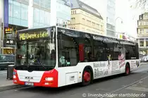 KBS (K VK 821) mit Werbung f�r den Malerbetrieb Billotin. 
Aufgenommen am Neumarkt in K�ln, 19.11.2010.