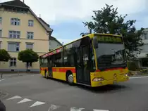 Mercedes Citaro mit der Betriebsnummer 97 auf der fahrt ins Depot beim Bahnhof in Dornach. Die Aufnahme stammt vom 07.06.2011.