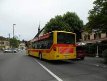 Mercedes Citaro mit der Betriebsnummer 91 auf der Linie 65 beim Bahnhof in Dornach. Die Aufnahme stammt vom 07.06.2011.