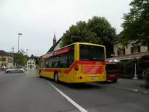 Mercedes Citaro mit der Betriebsnummer 91 auf der Linie 65 beim Bahnhof in Dornach. Die Aufnahme stammt vom 07.06.2011.