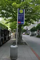 Haltestellen Schild  Peiner Stra�e  in Hannover, am 06.06.2011.